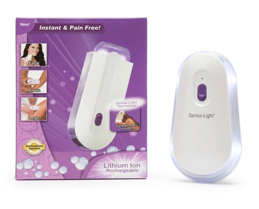 Finishing Touch Hair Remover – Instant Pain-Free Facial & Body Hair Remover with Sensor Light