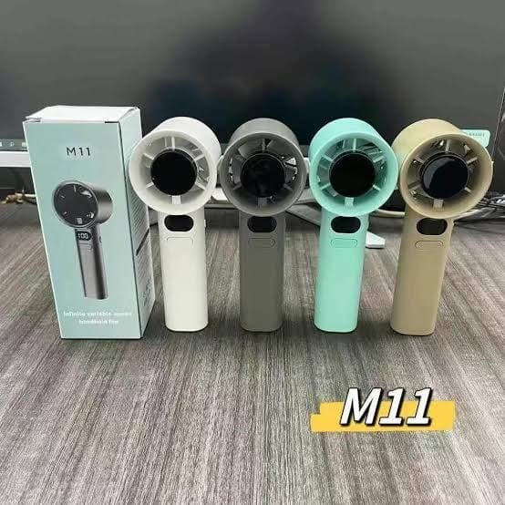 PREMIUM QUALITY M11 120 TOP SPEED MINI HAND FAN OR TURBO FAN WITH TYPE C CHARGING