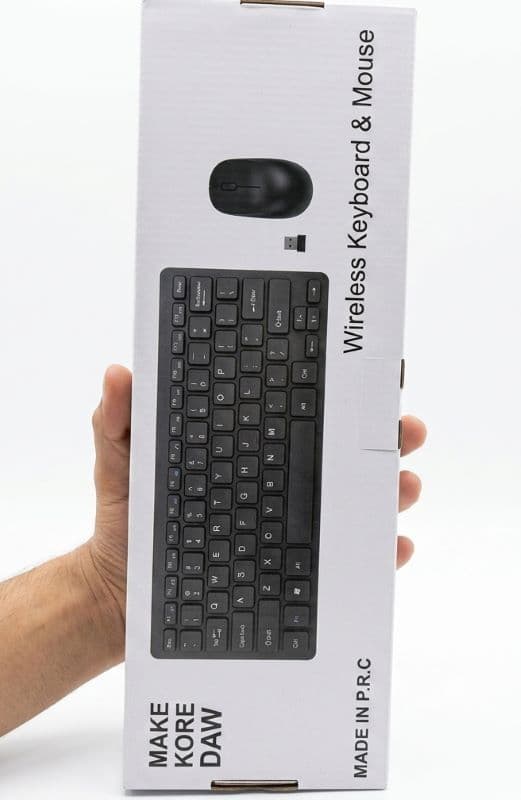 2.4G Wireless Keyboard & Mouse Combo Set Compact USB Plug & Play