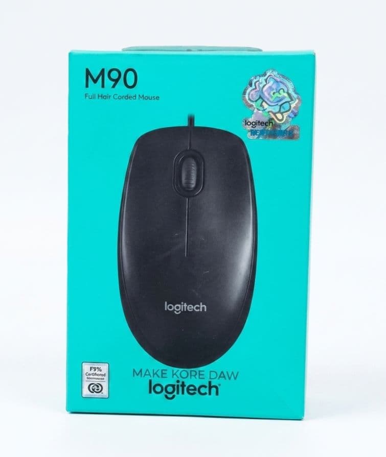 Logitech M90 Black Wired Optical USB Mouse 1000 DPI