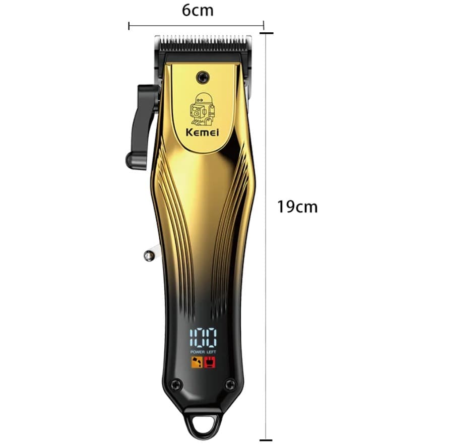 Kemei KM-656 2000mAh Professional Cordless Hair Clipper & Beard Trimmer
