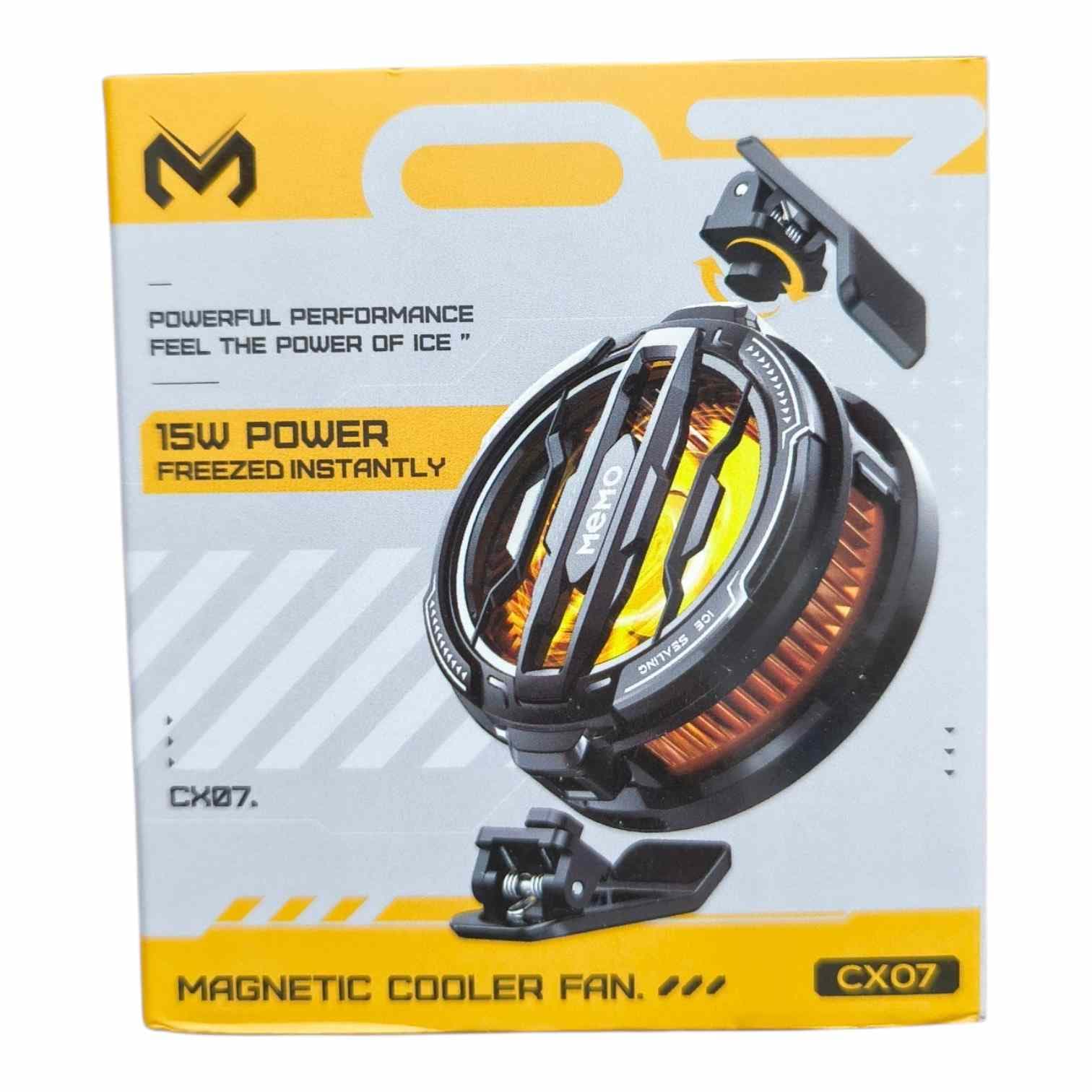MEMO CX07 Magnetic & Clip-on 2-in-1 Mobile Phone Cooler (15W)