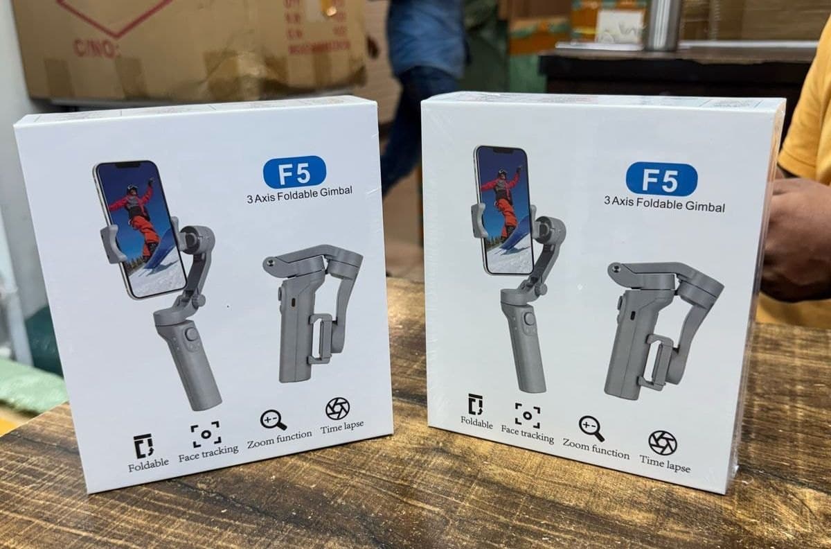 F5 3-Axis Foldable Gimbal Stabilizer for Smartphones | Smart Anti-Shake Vlogging Stabilizer with Face Tracking
