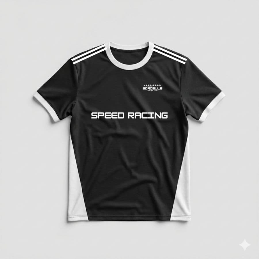 Borcelle Speed Racing Athletic Mesh T-Shirt