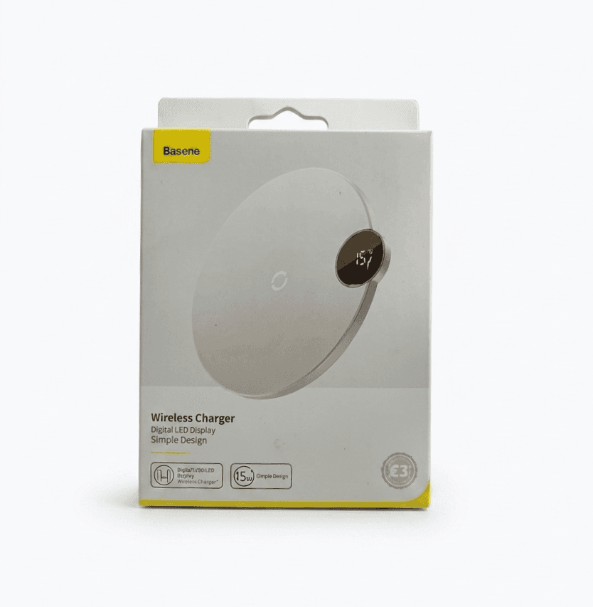 Baseus BSWC21 Wireless Charger – Fast Qi 15W Charging Pad with Smart Protection