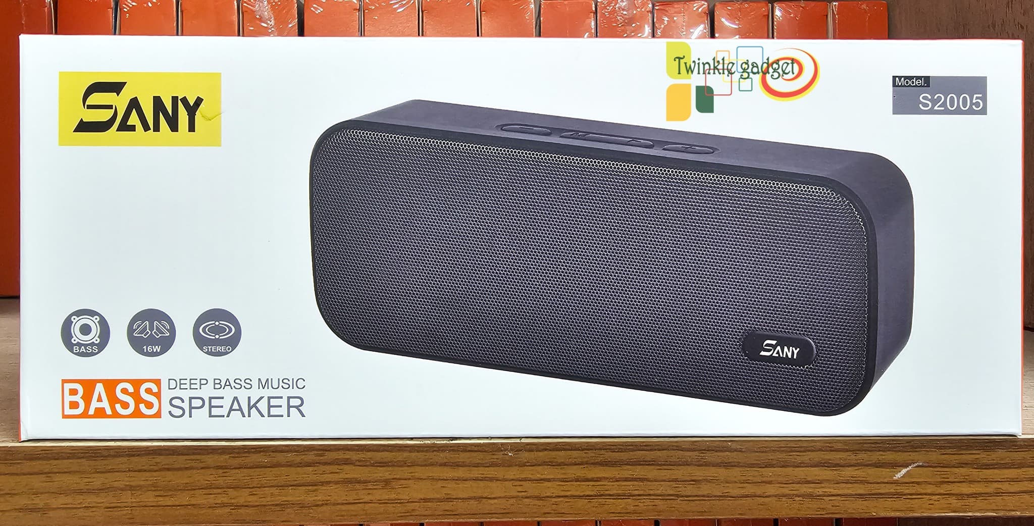 Sany S2005 Portable Bluetooth Bass Speaker Wireless Speaker Deep Bass FM USB TF Card Support