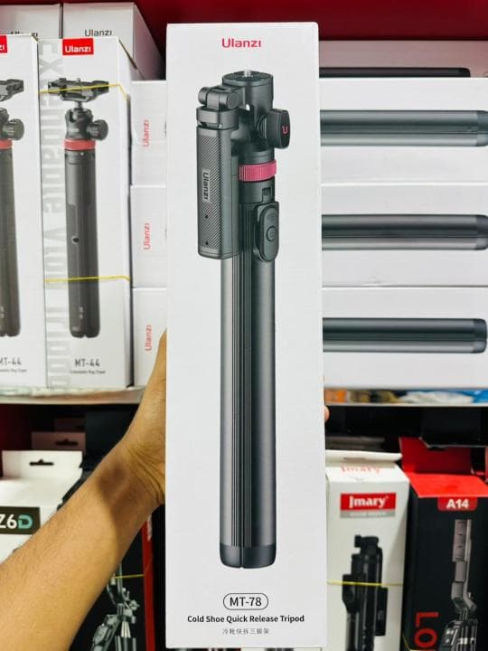 Ulanzi MT-78 Extendable Quick-Release Tripod | Professional Selfie Stick, Phone Holder & Live Streaming Stand