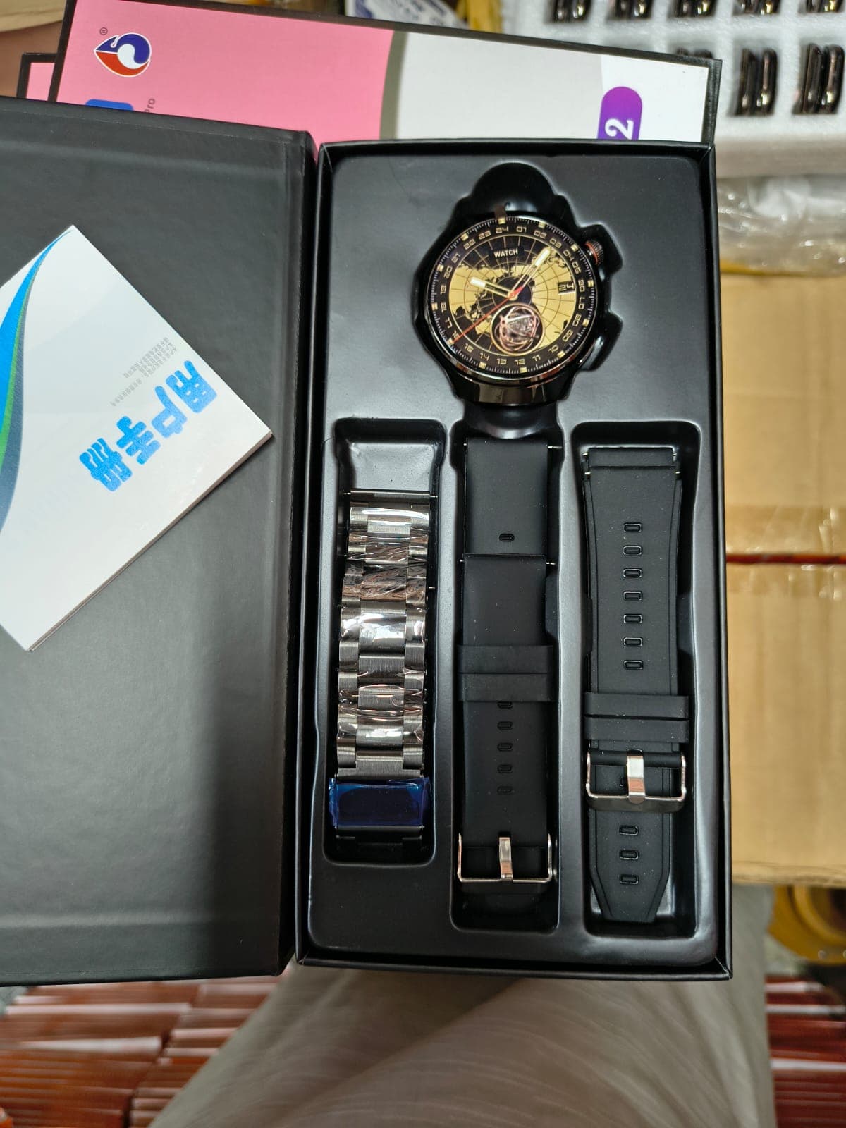 MK38 Premium Round AMOLED Smart Watch – Bluetooth Calling | AMOLED HD Display | Health & Sports Tracking