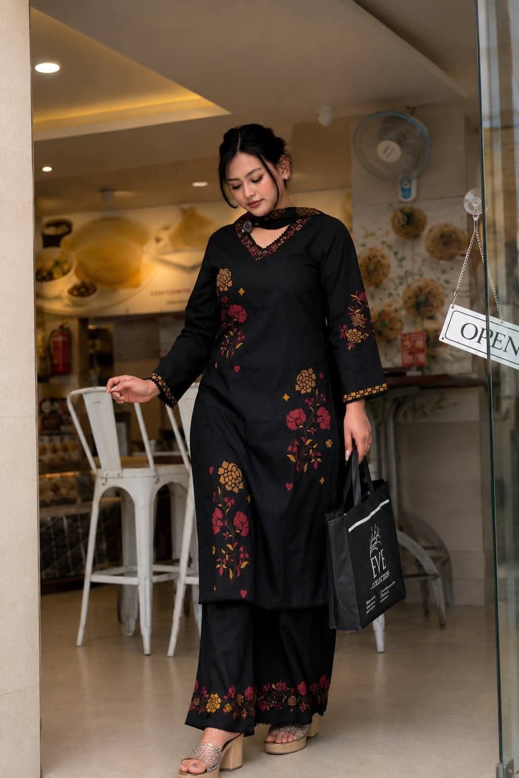 Summer Black 3 Piece set
