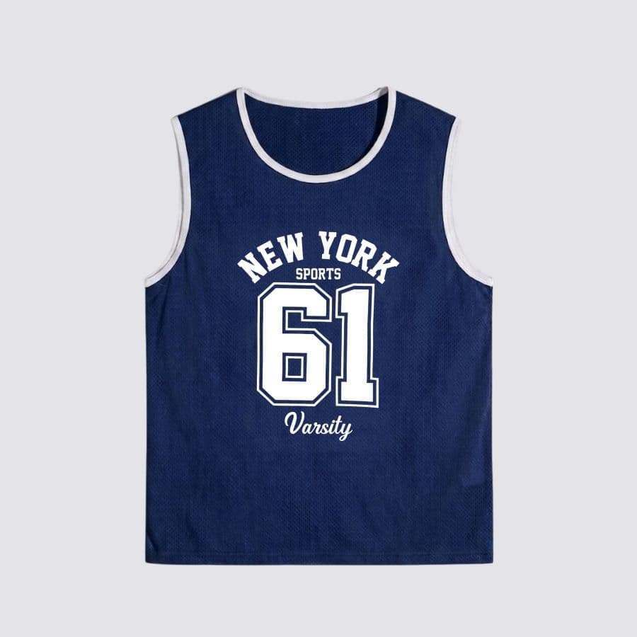 🔥 New York Sports 61 Varsity Mesh Athletic Tank Top